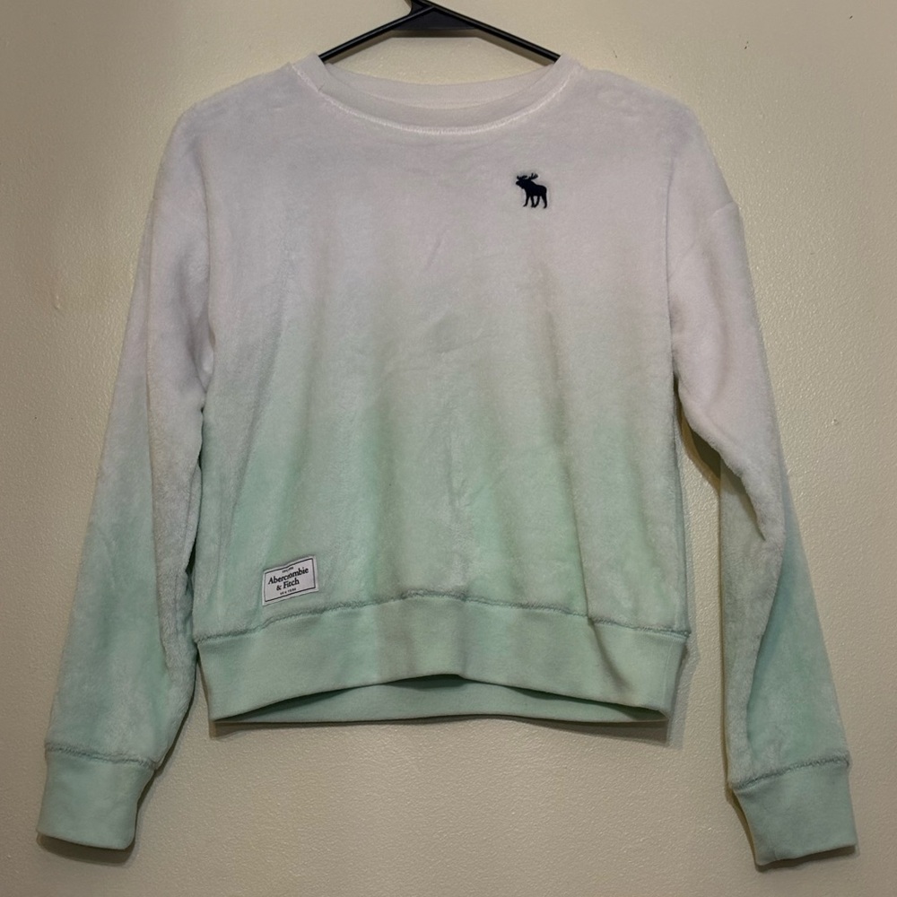 Abercrombie & Fitch Mint OmbreFleece Pullover Kids Size 11/12
